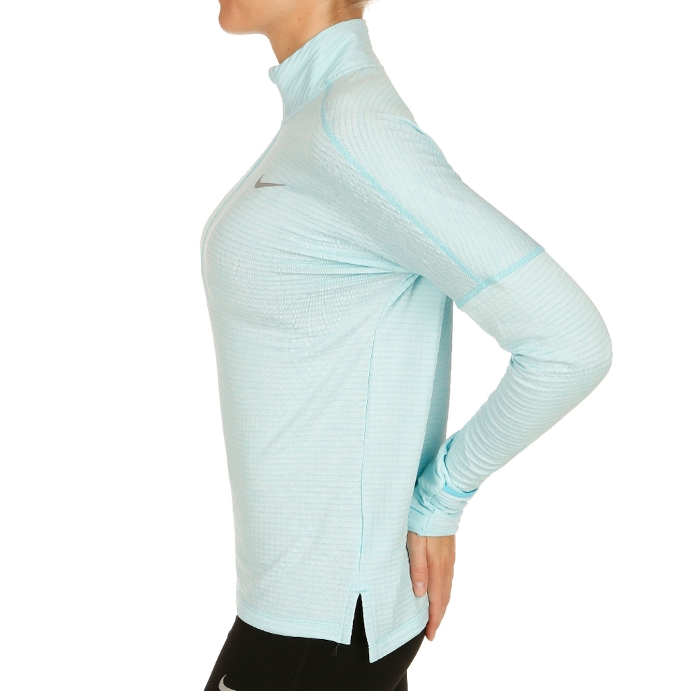 Nike Women’s Blue Dri-FIT 1/2 Zip Pullover - Size S - Performance Gear - Picture 8 of 16
